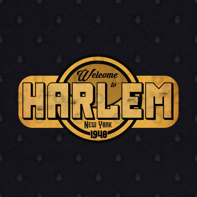 Harlem Vintage Label by CTShirts